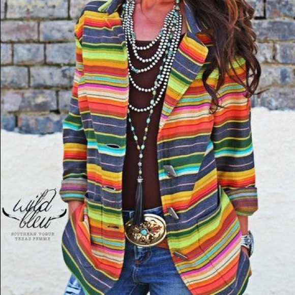serape blazer